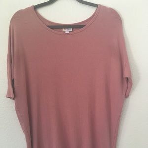 LuLaRoe IrmTee Blush Pink Woman’s XS